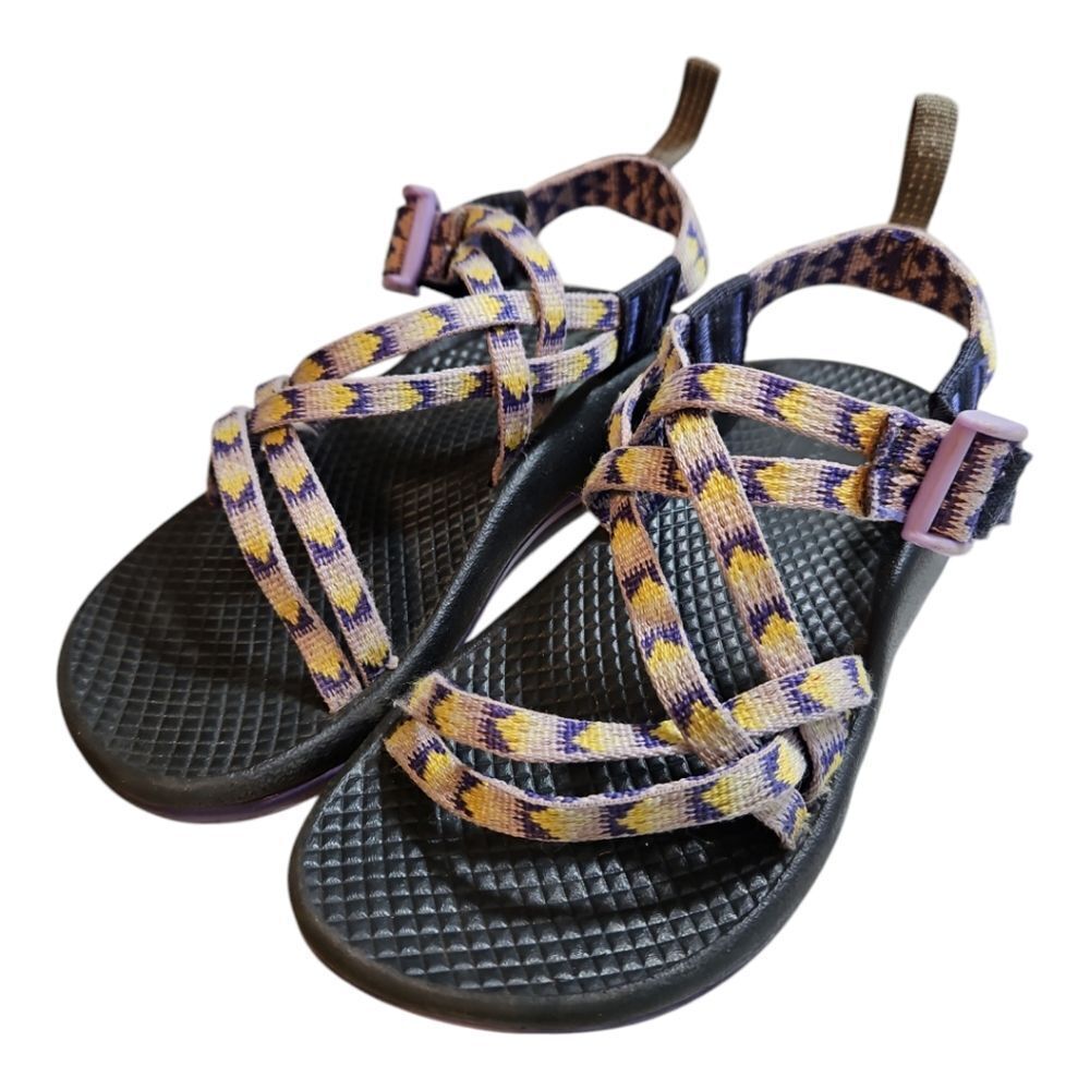 Chaco Ecotread Girls Size 1.5Y Purple Beach Outdoor Sports Sandals